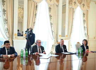 Prezident İlham Əliyev Alman İqtisadiyyatının Şərq Komitəsinin sədrini qəbul edib