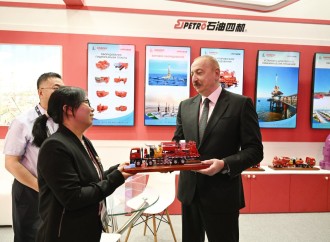 Prezident İlham Əliyev 30-cu “Caspian Oil and Gas”, 13-cü “Caspian Power” və 30-cu “Baku Energy Forum”un rəsmi açılış mərasimində çıxış edib