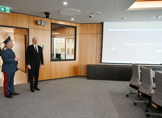 Prezident İlham Əliyev Dövlət Gömrük Komitəsinin yeni inzibati binasının açılışında iştirak edib