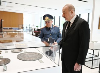 Prezident İlham Əliyev Dövlət Gömrük Komitəsinin yeni inzibati binasının açılışında iştirak edib
