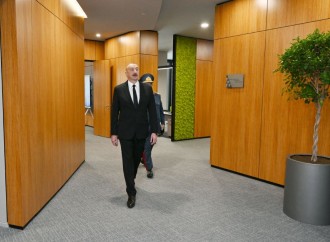 Prezident İlham Əliyev Dövlət Gömrük Komitəsinin yeni inzibati binasının açılışında iştirak edib