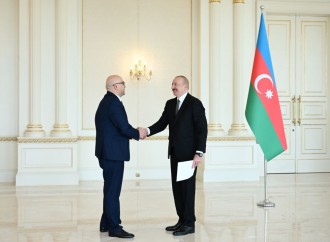 Azərbaycan Prezidenti İlham Əliyev Fələstinin ölkəmizdə yeni təyin olunmuş səfirinin etimadnaməsini qəbul edib