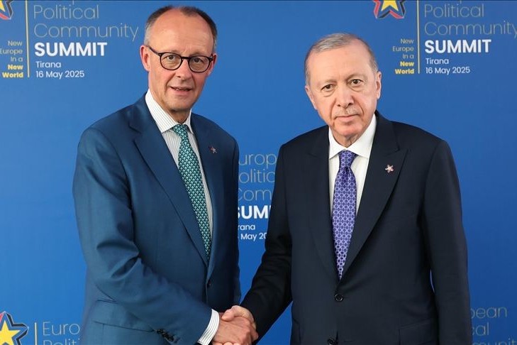 Ərdoğan və Merz İsrail-İran gərginliyini müzakirə edib