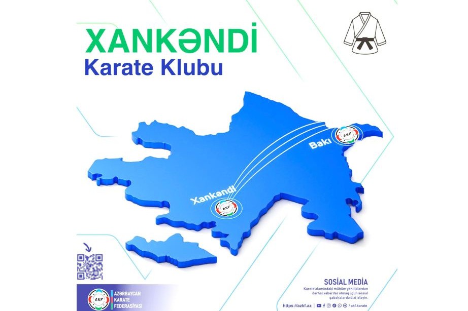Xankəndidə karate klubu yaradılıb