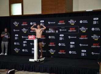 Bakıda "UFC Fight Night" iştirakçılarının rəsmi çəki mərasimi keçirilib