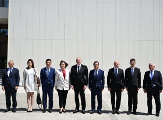 Prezident İlham Əliyev Mingəçevirdə Çinin “Dongfang Electric İnternational Corporation” Şirkətinin İdarə Heyətinin sədrini qəbul edib