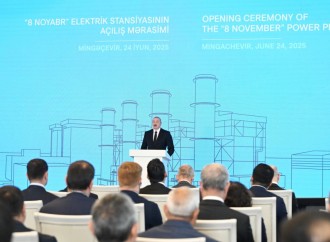 Prezident İlham Əliyev Mingəçevirdə “8 Noyabr” Elektrik Stansiyasının açılış mərasimində iştirak edib