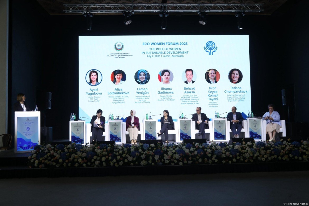 Laçında "Dayanıqlı İnkişafda Qadınların Rolu" mövzusunda panel sessiya keçirilib