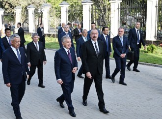 Prezidentlər İlham Əliyev və Şavkat Mirziyoyev Özbəkistanın Azərbaycandakı səfirliyinin yeni binasının açılışında iştirak ediblər