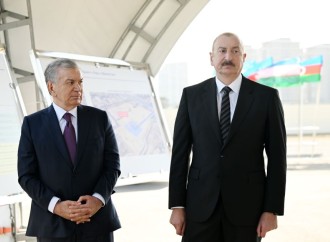 Prezident İlham Əliyev və Prezident Şavkat Mirziyoyev Bakıda “Özbəkistan” parkının təməlini qoyublar