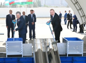 Prezident İlham Əliyev və Prezident Şavkat Mirziyoyev Bakıda “Özbəkistan” parkının təməlini qoyublar