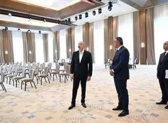 Prezidenti İlham Əliyev Xankəndi Konqres Mərkəzinin açılışında iştirak edib