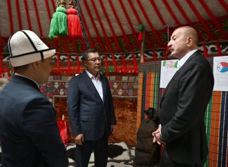 Prezident İlham Əliyev və Prezident Sadır Japarov Ağdam rayonunun Xıdırlı kəndinin 1-ci mərhələsinin açılışında iştirak ediblər