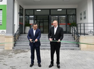 Prezident İlham Əliyev və Prezident Sadır Japarov Ağdam rayonunun Xıdırlı kəndinin 1-ci mərhələsinin açılışında iştirak ediblər