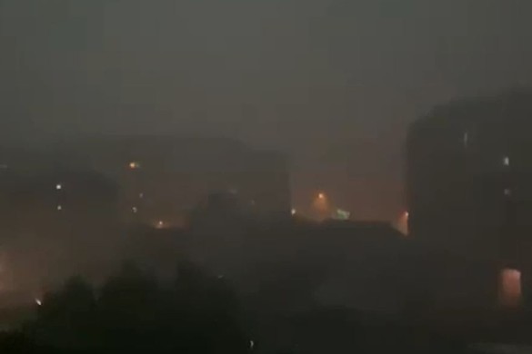 Budapeştdə fırtına səbəbindən hava limanı bağlanıb