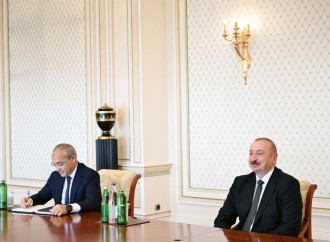 Azərbaycan Prezidenti İlham Əliyev Gürcüstanın iqtisadiyyat və davamlı inkişaf nazirini qəbul edib