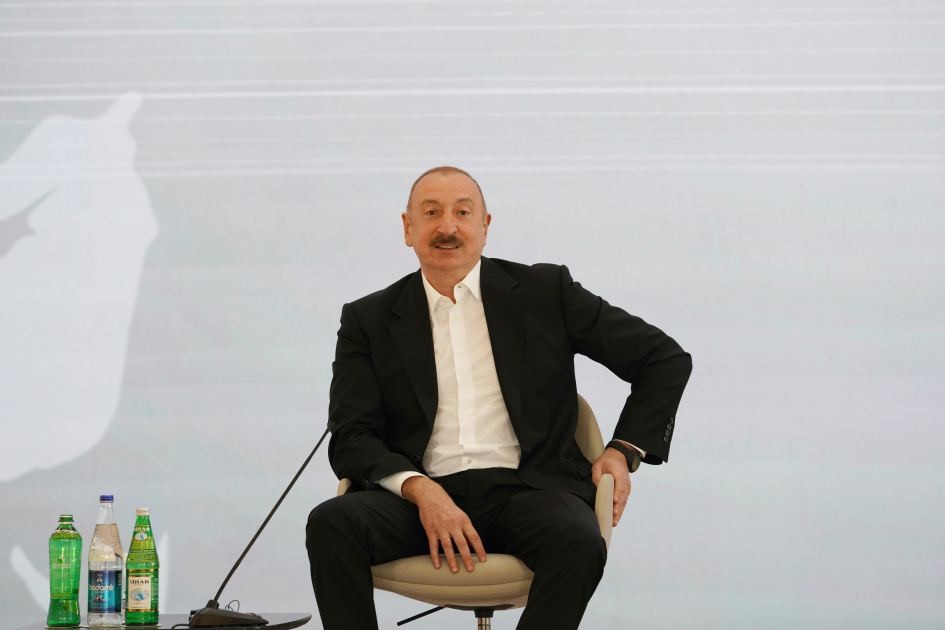 Prezident İlham Əliyev: Azərbaycan və Ermənistana razılığa gəlməkdə kömək etmək səylərinə görə Prezident Trampa minnətdarıq
