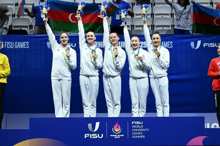 Gimnastlarımız Universiadada tarix yazdı
