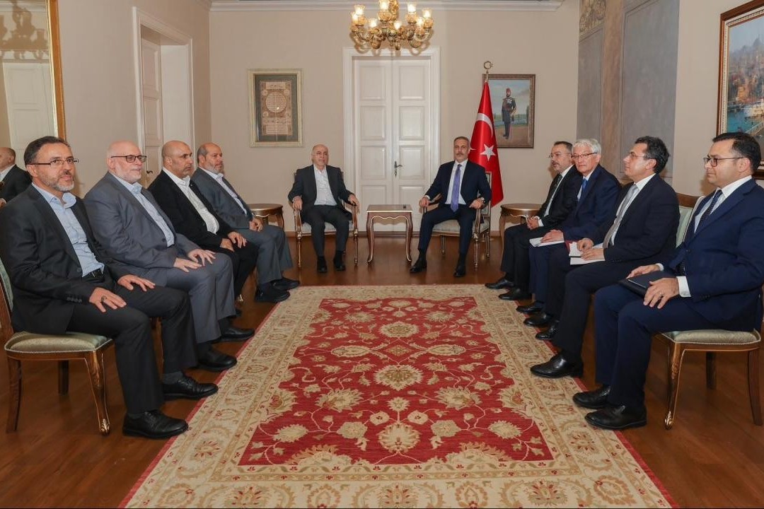 Hakan Fidan HƏMAS heyəti ilə Qəzzzadakı vəziyyəti müzakirə edib
