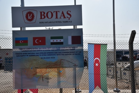 Azərbaycan qazının Suriyaya ixracına başlanıldı