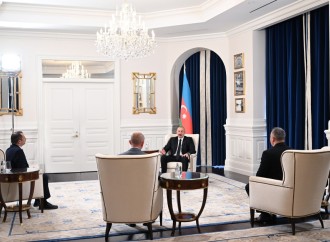 Prezident İlham Əliyev Vaşinqtonda Azərbaycanın media nümayəndələrinə müsahibə verib