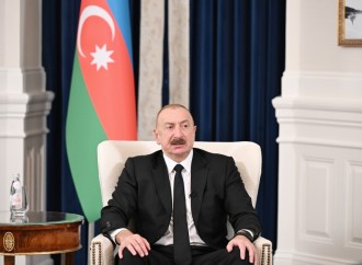 Prezident İlham Əliyev Vaşinqtonda Azərbaycanın media nümayəndələrinə müsahibə verib
