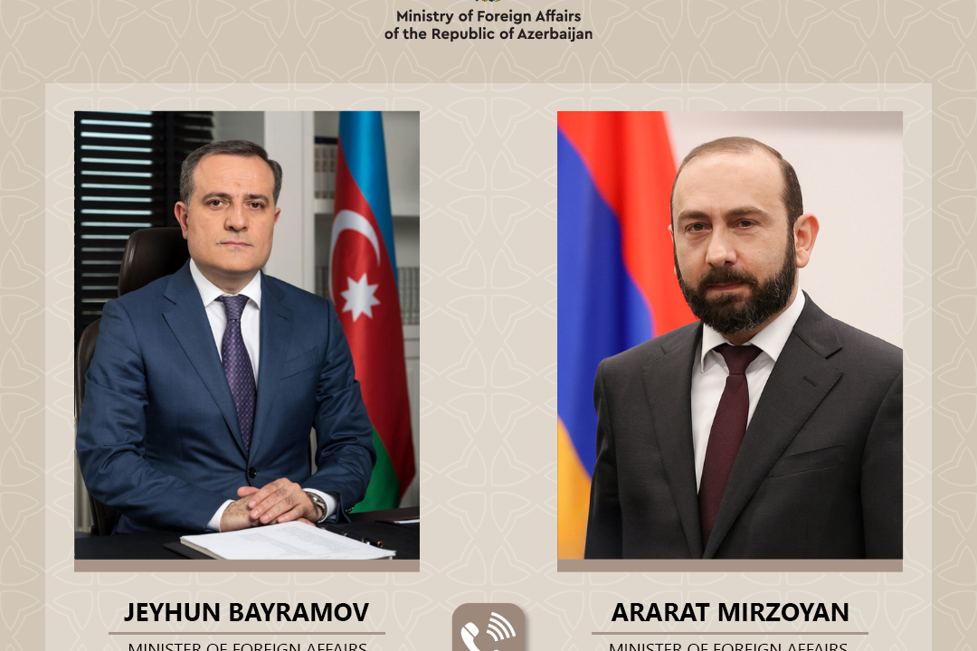 Ceyhun Bayramov Ararat Mirzoyanla Vaşinqtonda imzalanmış Birgə Bəyannamənin icrasını müzakirə edib
