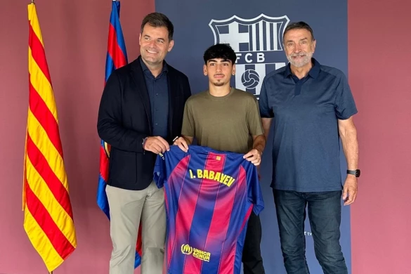 Gənc futbolçu İbrahim Babayev "Barselona"da oynayacaq