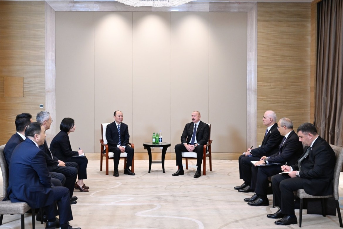 Prezident İlham Əliyev “China National Chemical Engineering” şirkətinin sədri ilə görüşüb