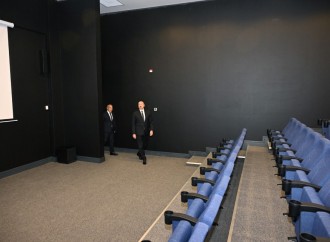 Prezident İlham Əliyev Azərbaycan Yazıçılar Birliyinin Səməd Vurğun adına Yaradıcılıq Evinin açılışında iştirak edib
