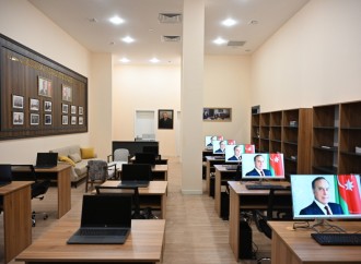 Prezident İlham Əliyev Azərbaycan Yazıçılar Birliyinin Səməd Vurğun adına Yaradıcılıq Evinin açılışında iştirak edib