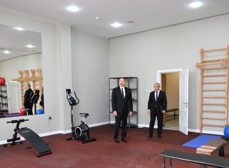 Prezident İlham Əliyev Azərbaycan Yazıçılar Birliyinin Səməd Vurğun adına Yaradıcılıq Evinin açılışında iştirak edib