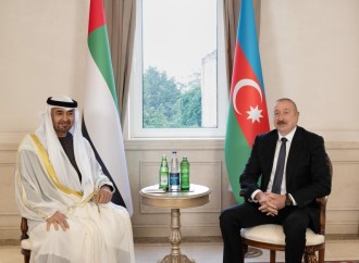 Prezident İlham Əliyevin Birləşmiş Ərəb Əmirliklərinin Prezidenti ilə təkbətək görüşü olub