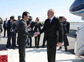 Prezident İlham Əliyev Tacikistana səfərə gəlib