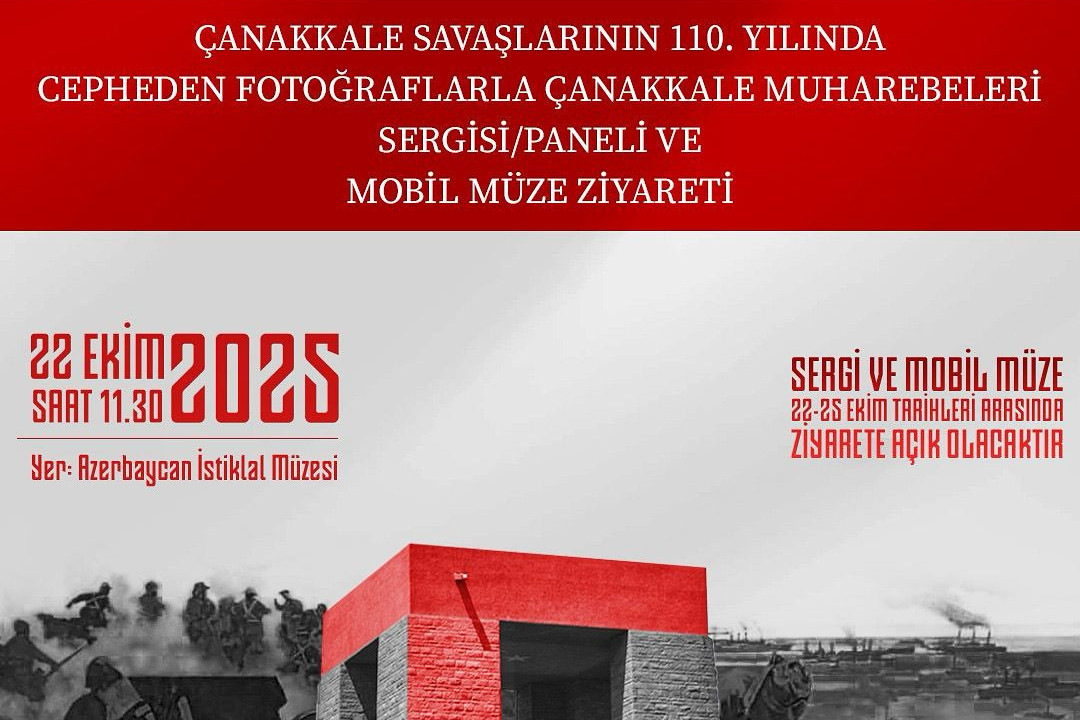 Bakıda “Cəbhədən Fotolarla Çanaqqala Döyüşləri” adlı sərgi və panel keçiriləcək
