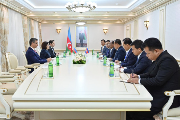 Milli Məclisin sədri Kamboca Milli Assambleyası sədrinin müavini ilə görüşüb