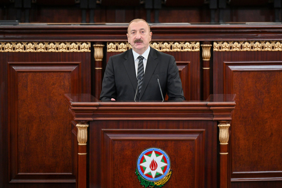 Prezident İlham Əliyev: Artıq bir çox ölkələrə hərbi təyinatlı məhsul ixrac edirik