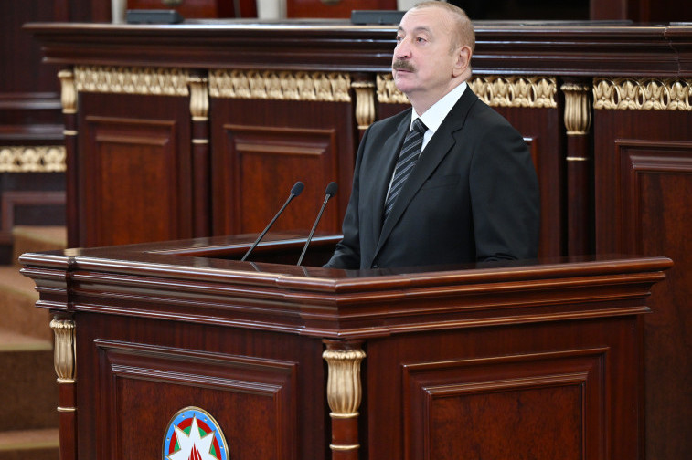 Prezident İlham Əliyev: Azərbaycan xalqının çoxəsrlik dövlətçilik tarixində Azərbaycan bugünkü qədər güclü olmamışdır