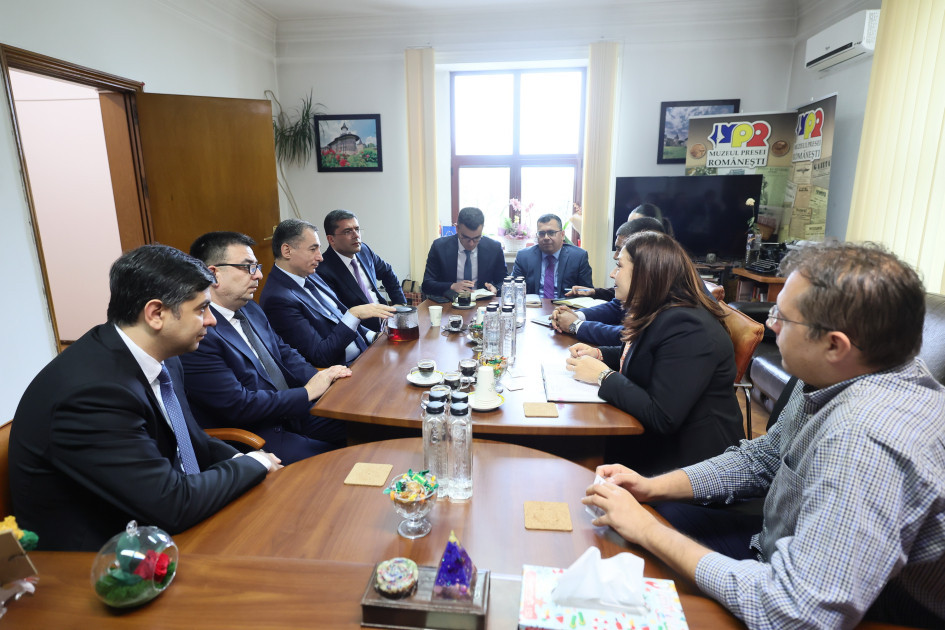 Azərbaycan və Rumıniya milli xəbər agentlikləri arasında əməkdaşlıq müzakirə olunub