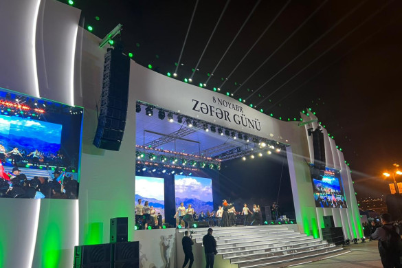 8 Noyabr - Zəfər Günü münasibətilə Bakıda təntənəli bayram konserti keçirilir (FOTO)