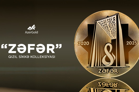 “AzerGold” “Zəfər” adlı yeni qızıl sikkə kolleksiyasını təqdim edib