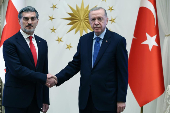 Ərdoğan Gürcüstan Prezidenti ilə telefon danışığı aparıb
