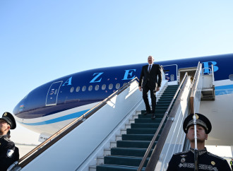 Prezident İlham Əliyev Özbəkistana səfərə gəlib