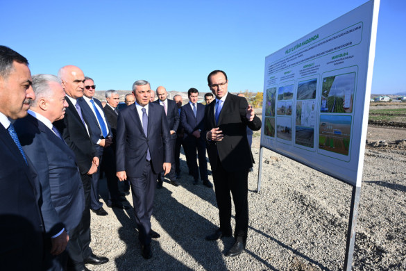 Əlaqələndirmə Qərargahının üzvləri Ağalıda kənd təsərrüfatı təyinatlı torpaq sahələrinə baxış keçiriblər
