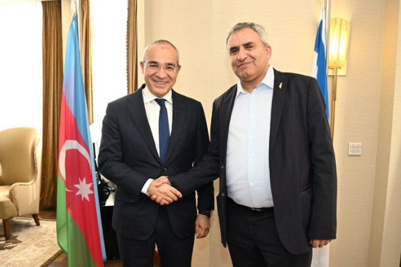 Azərbaycan və İsrail arasında ikitərəfli iqtisadi əməkdaşlığın inkişafı müzakirə olunub