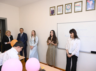 Heydər Əliyev Fondunun vitse-prezidenti Leyla Əliyeva Lənkəranda internat məktəbində olub