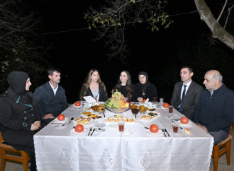 Leyla Əliyeva və Arzu Əliyeva Astarada Pəncəli Teymurovun ailəsini ziyarət ediblər