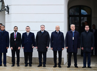 Prezident İlham Əliyevin Bratislavada rəsmi qarşılanma mərasimi olub