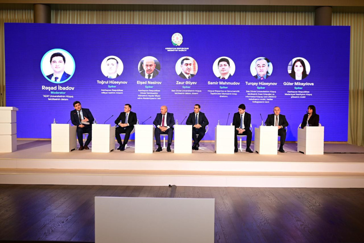 Azərbaycan Respublikası Konstitusiyası və mədəniyyət dəyərlərimiz mövzusunda panel müzakirəsi keçirilib