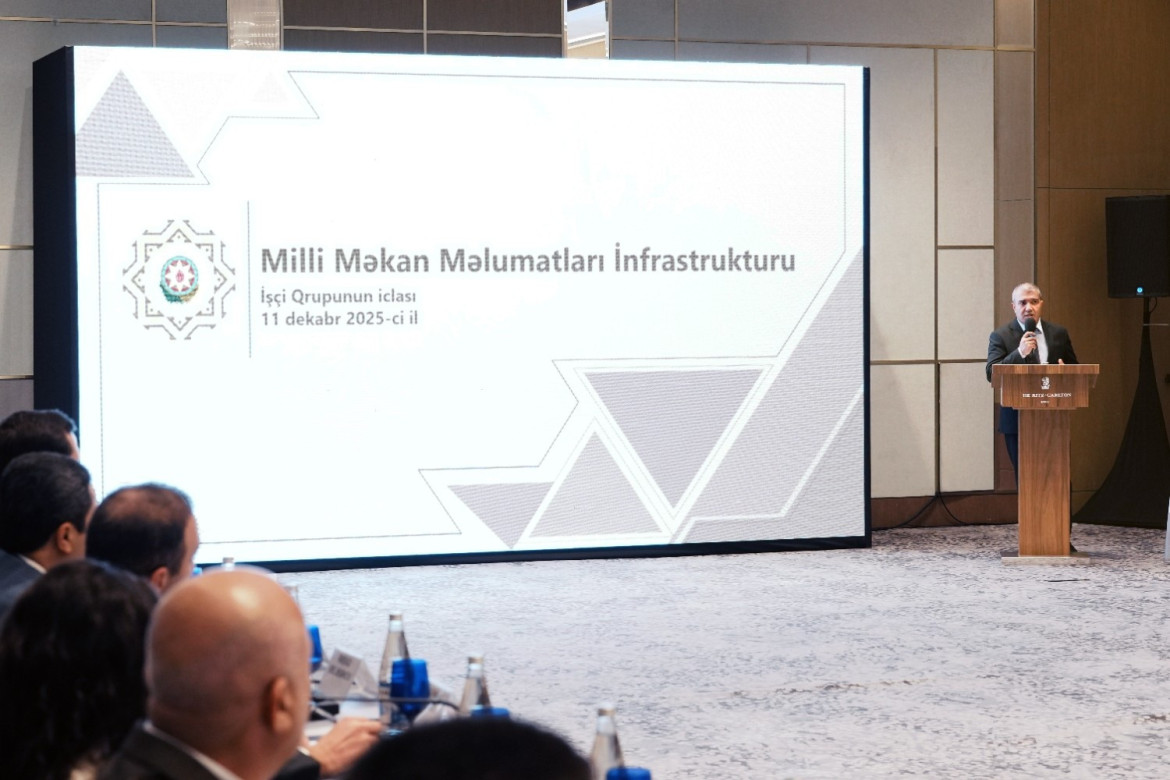 Milli Məkan Məlumatları İnfrastrukturunun formalaşdırılması məsələləri müzakirə olunub